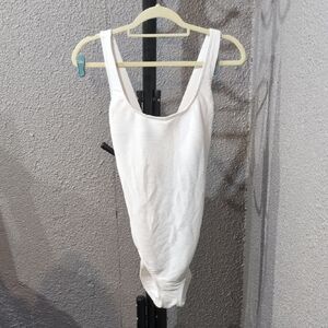 White Women's One Piece Swimsuit